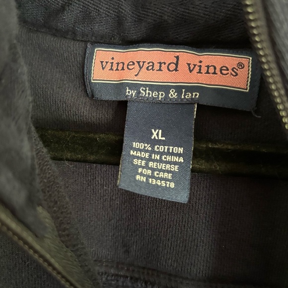 Vineyard Vines Men’s Size  XL Navy Blue Shep Shirt Pullover - Picture 4 of 9